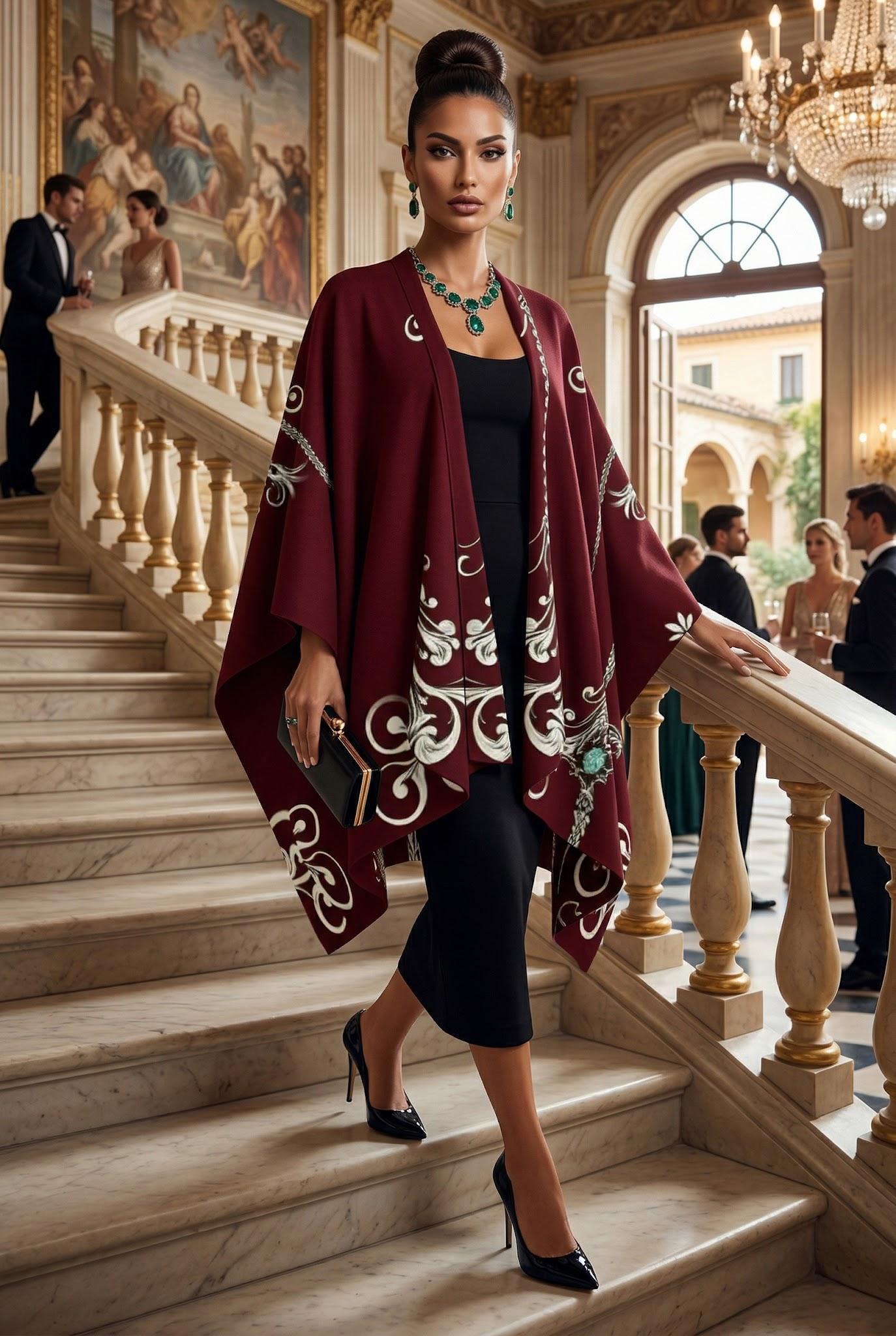 Elegant Shawls & Scarves for Women | Tartan & Baroque Style Wraps